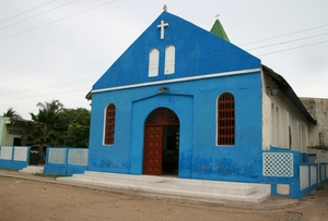 Enige kerkje op het eiland