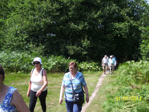 Wandeling naar Midzelen - 31 juli 2014