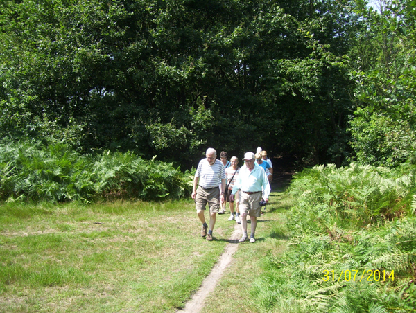 Wandeling naar Midzelen - 31 juli 2014