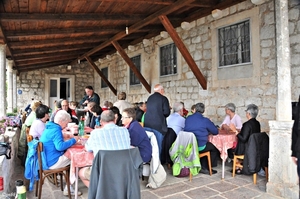 Baai van Kotor 4 - Montenegro - Lunch klooster Don Srecko DSC_948