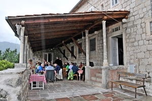 Baai van Kotor 5 - Montenegro - Lunch klooster Don Srecko DSC_948