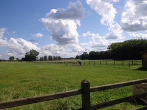 Stapelwolken, maar nog steeds droog :)