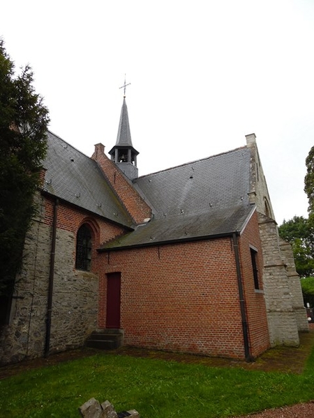 18-Leien zadeldak met houten torentje-St-Gertrudiskerk