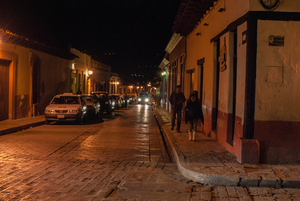 Oajaca sfeervol avondlicht