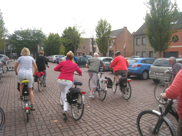 de start op de markt