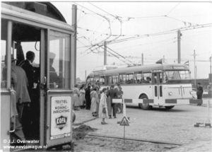 1952 GTN 09-07-1952 Trolleybus 47 Opening J.J.Overwater