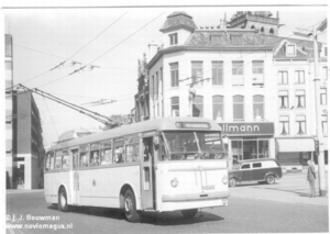1952 GTN 14-07-1957 Lijn 1 Grote Markt  E.J.Bouwman