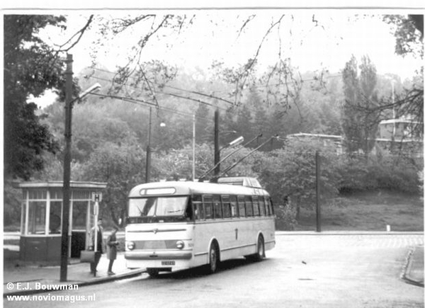 1959 CVD 30-04-1961 Bus 500 Eindpunt Hengstdal E.J.Bouwman