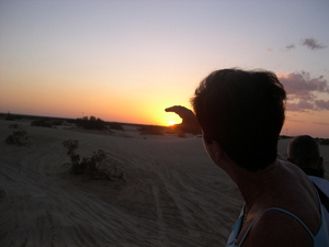 Sunset in de Sahara