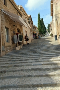 206 Mallorca oktober 2014 - Pollença Calvario met kapel en uitzi