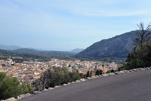 214 Mallorca oktober 2014 - Pollença Calvario met kapel en uitzi