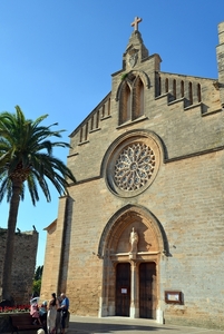 276 Mallorca oktober 2014 - Alcúdia Sant Jaume kerk