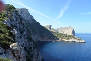 379 Mallorca oktober 2014 - Formentor wandeling van Mirrador naar