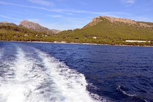 392 Mallorca oktober 2014 - Formentor strand en boot naar Pollen