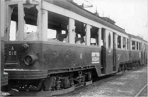 A 515 De sloop van de prachtige Blauwe Tram