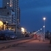 Avond zicht van de boulevard Vlissingen