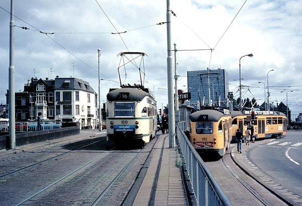 Rijswijkseplein. Dit was een van de leukste stukjes tramspoor