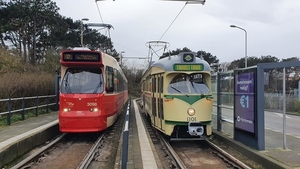 Tourist Tram 1101 meegenomen om een paar uurtjes rond te rijden