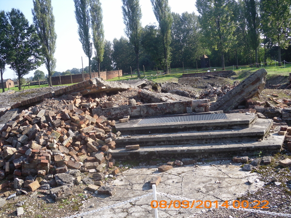 Restanten van crematorium