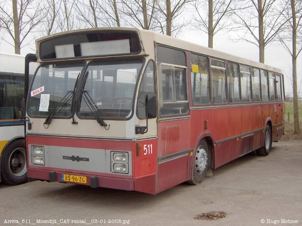 Arriva 511 Moerdijk CAT-rental 03-01-2005