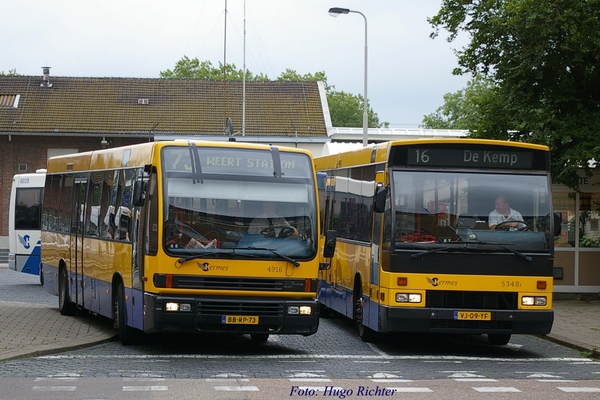 Hermes 4916+5348, Roermomd Stationsplein, 21-08-2006