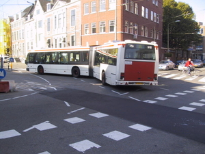 918 Nieuwe eindpunt Lijn 25 Prinsegracht 11-10-2005