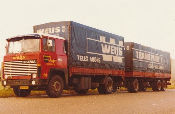SCANIA-111 WEIJS TRANSPORTEN BV ELST