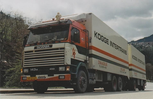KOGGE TRANSPORT SCANIA-143M