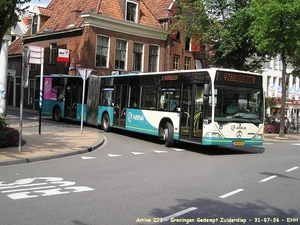 Arriva 221 Gedempt Zuiderdiep Groningen 31-07-2006