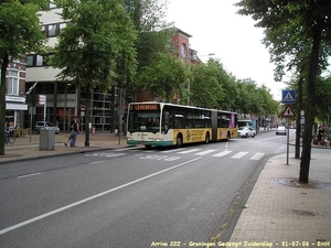 Arriva 222 Gedempt Zuiderdiep 31-07-2006