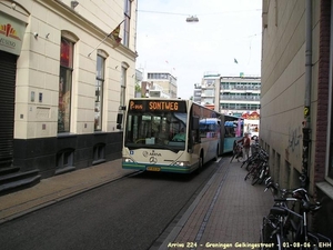 Arriva 224 Gelkingestraat Groningen 01-08-2006