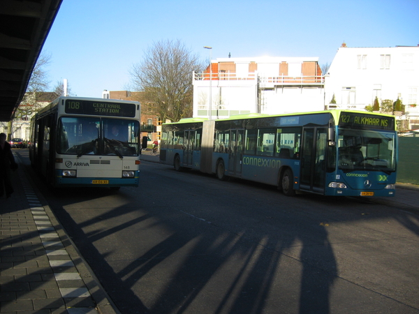 148 lijn 108+XX 9108 12-12-2005 Tramplein Purmerend