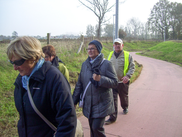 Wandeling naar de Vestinglaan - 20 november 2014