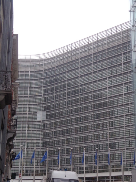 Het Berlaymont Hoofdkwartier Eur.Commissie