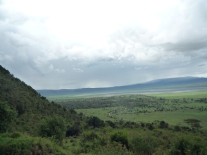 4e Ngorongoro krater, uitgang _P1210535