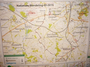Zottegem 22 februari Nationale wandeldag