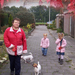 rondje langs de blok