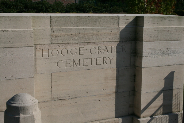 Hooge Crater Cemetery Zillebeke 1