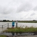 Wateroverlast 27-07-2014 aan het bufferbekken.