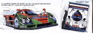 Michel-Vaillant_Graton_55_25_Le-Mans_Mazda-787B-No55_Peugeot-905_