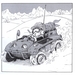 Dragonball_Akira-Toriyama_04_233_Goku_sneeuw-mobiel_oldtimer_Scan