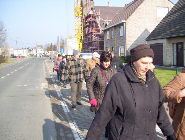 Wandeling naar Bonheiden - 12 februari 2015