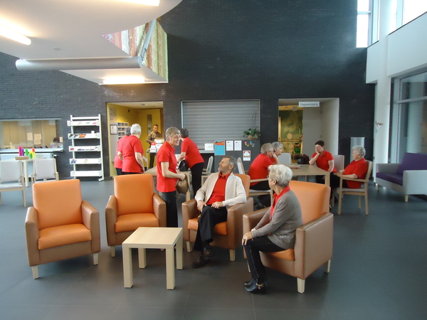 Even wat bij babbelen.