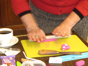 CREA - Fimoparels maken - 24 februari 2015