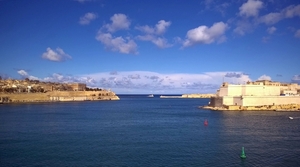 Senglea (Isla) - Zicht op de havenmond van the Great Harbour
