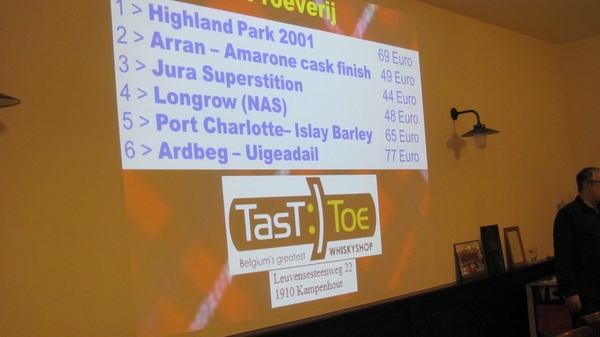 Whisky tasting Vrijdag 13 maart 2015 016