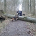 hindernis op het parcours