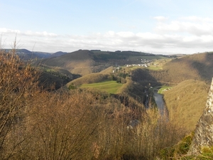 Bourscheid-Plage - vanop het kasteel