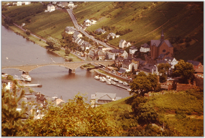 Zicht op Cochum en de Moezel, 1978