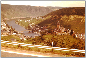 zicht op Cochem, het kasteel en de Moezel